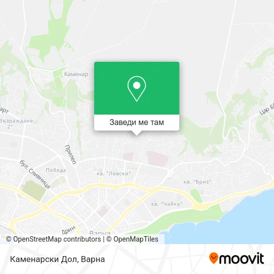 Каменарски Дол карта