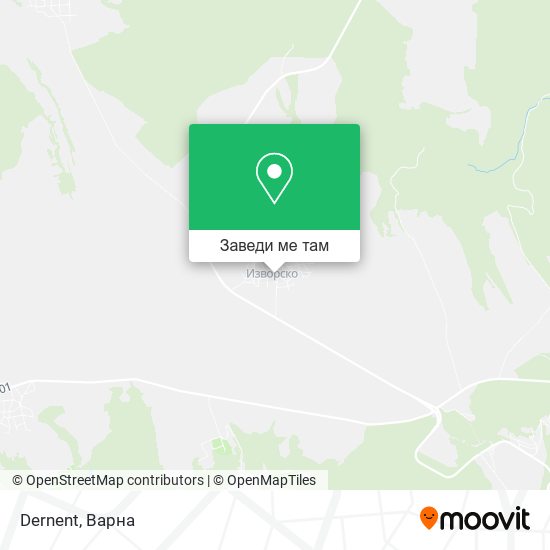 Dernent карта