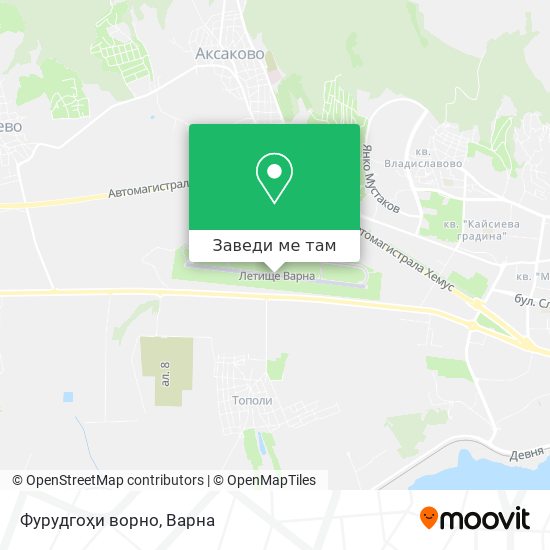 Фурудгоҳи ворно карта