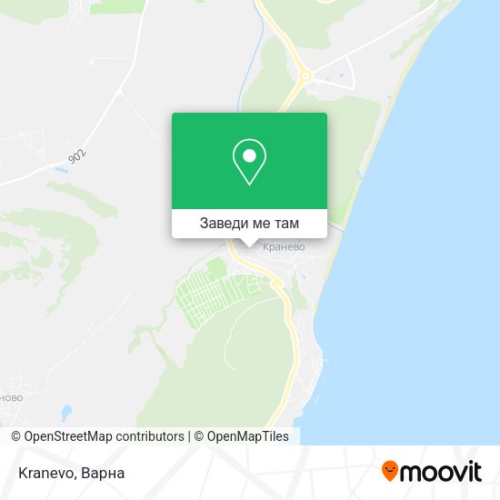 Kranevo карта