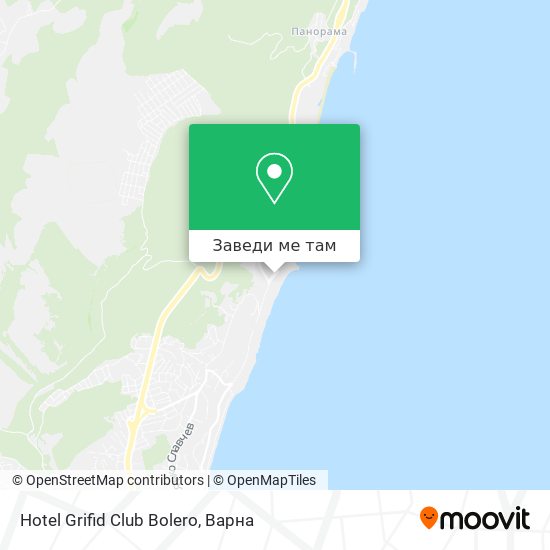 Hotel Grifid Club Bolero карта