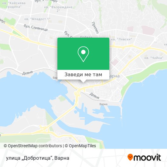 улица „Добротица“ карта