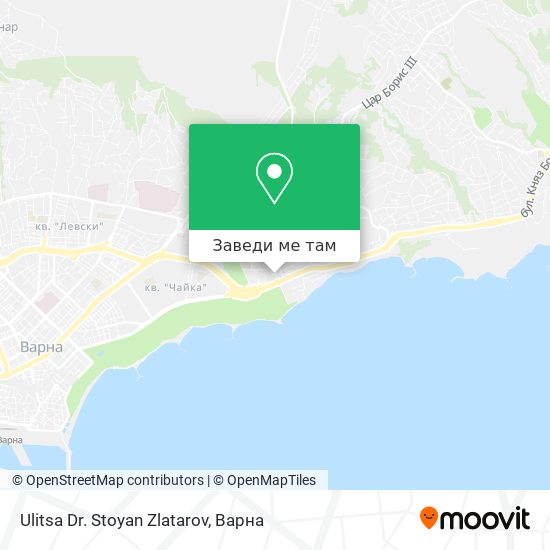 Ulitsa Dr. Stoyan Zlatarov карта