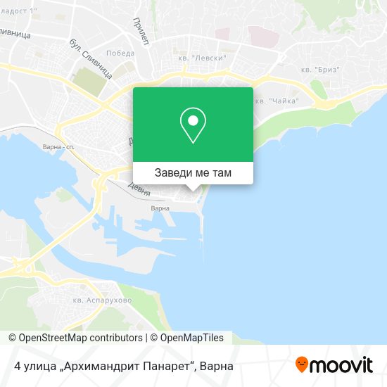 4 улица „Архимандрит Панарет“ карта