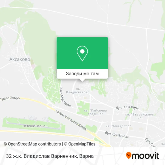 32 ж.к. Владислав Варненчик карта