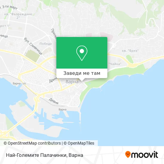 Най-Големите Палачинки карта
