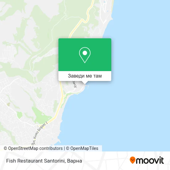 Fish Restaurant Santorini карта