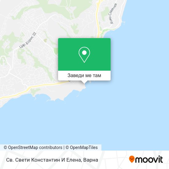 Св. Свети Константин И Елена карта