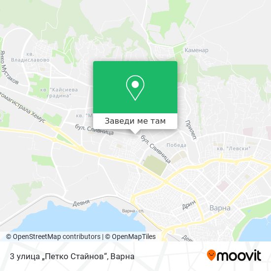 3 улица „Петко Стайнов“ карта