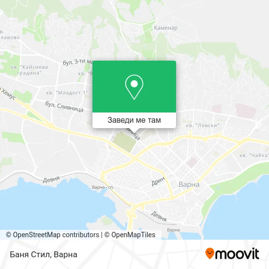 Баня Стил карта