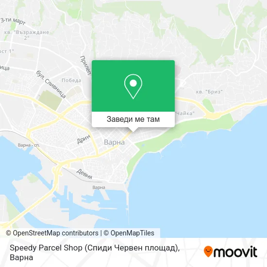 Speedy Parcel Shop (Спиди Червен площад) карта