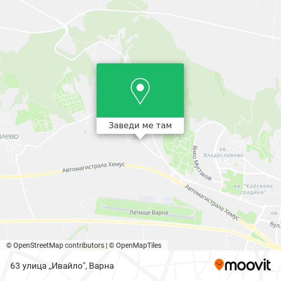 63 улица ,,Ивайло" карта