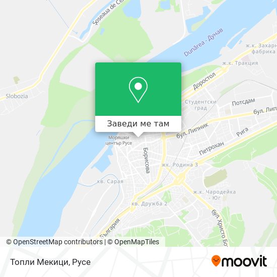 Топли Мекици карта