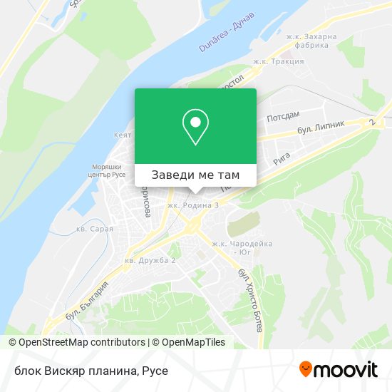 блок Вискяр планина карта