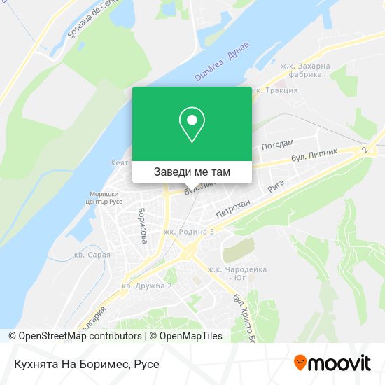 Кухнята На Боримес карта