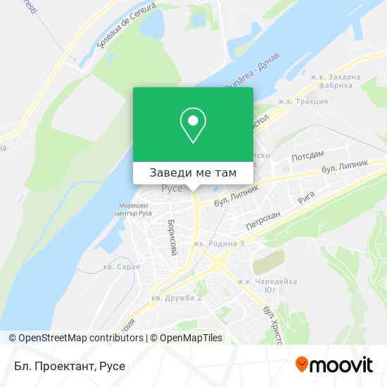 Бл. Проектант карта