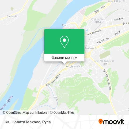 Кв. Новата Махала карта