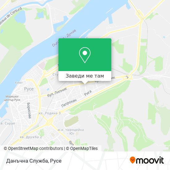 Данъчна Служба карта