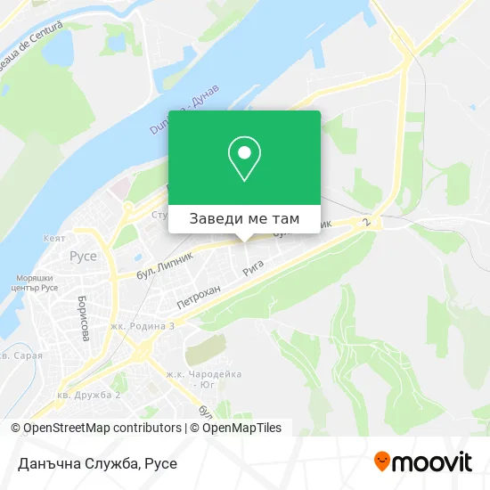Данъчна Служба карта