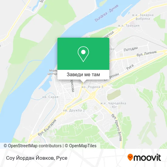 Соу Йордан Йовков карта