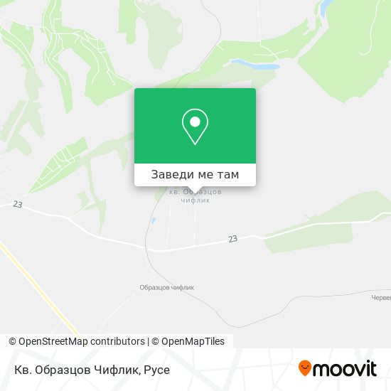 Кв. Образцов Чифлик карта
