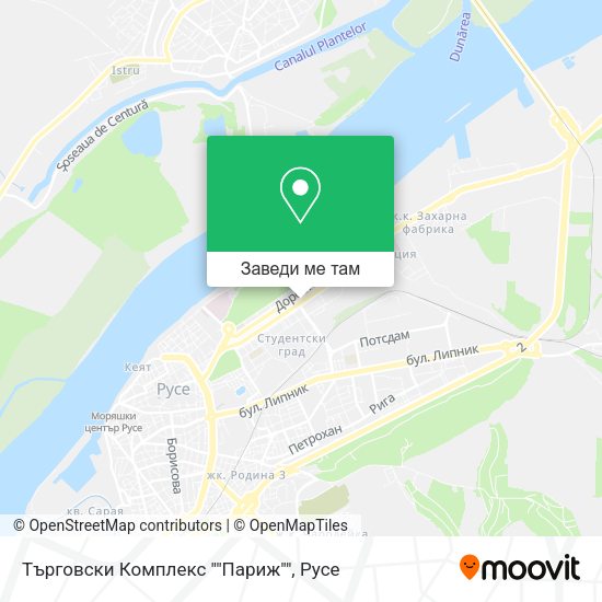 Търговски Комплекс ""Париж"" карта