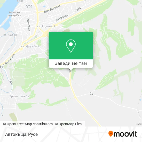 Автокъща карта