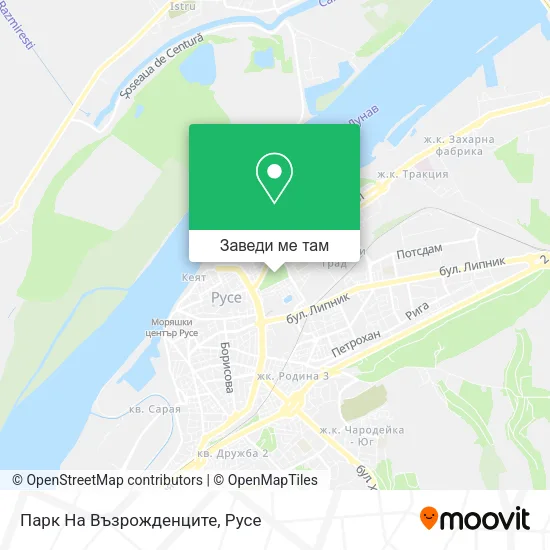 Парк На Възрожденците карта