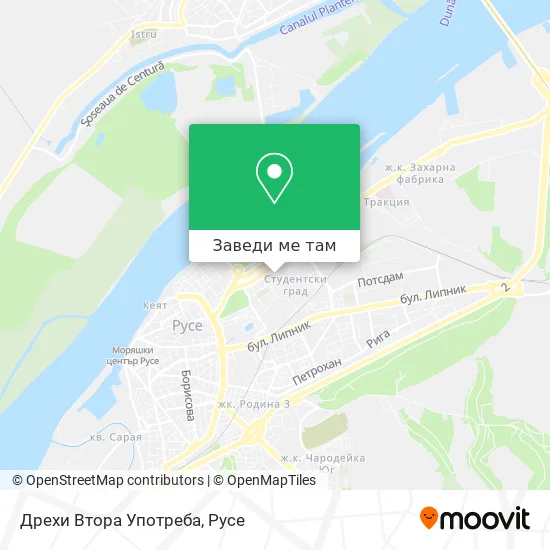 Дрехи Втора Употреба карта