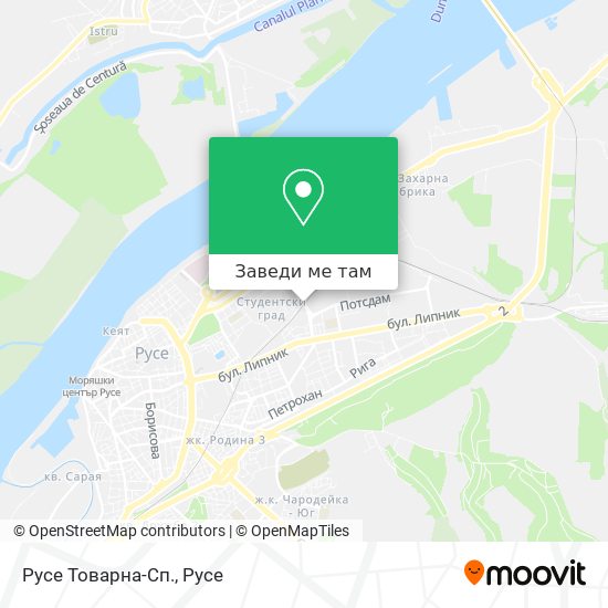 Русе Товарна-Сп. карта