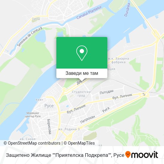 Защитено Жилище ""Приятелска Подкрепа"" карта