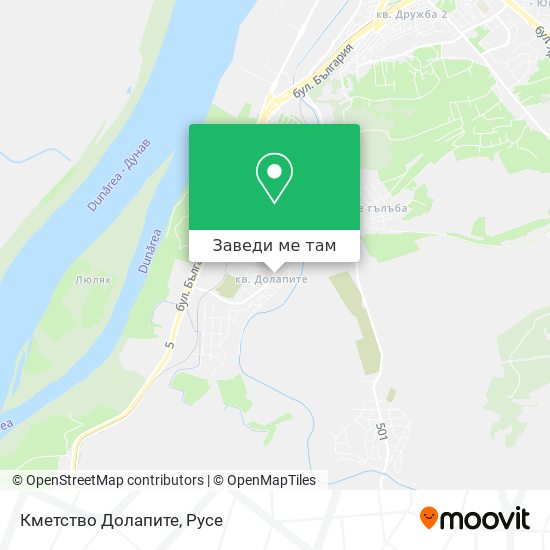 Кметство Долапите карта