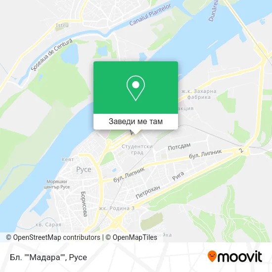 Бл. ""Мадара"" карта