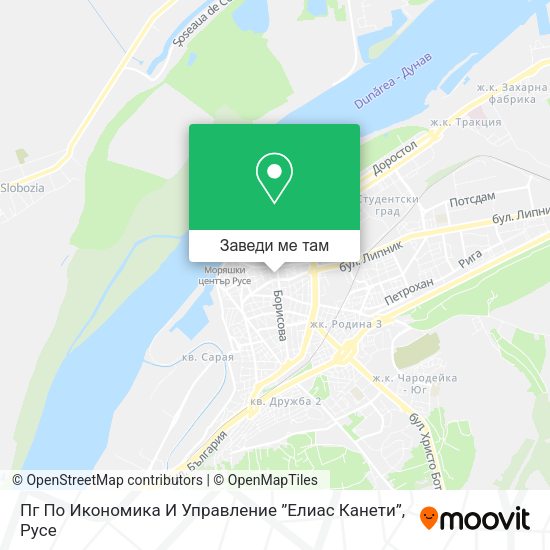 Пг По Икономика И Управление ”Елиас Канети” карта