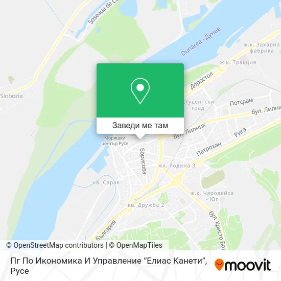 Пг По Икономика И Управление ”Елиас Канети” карта