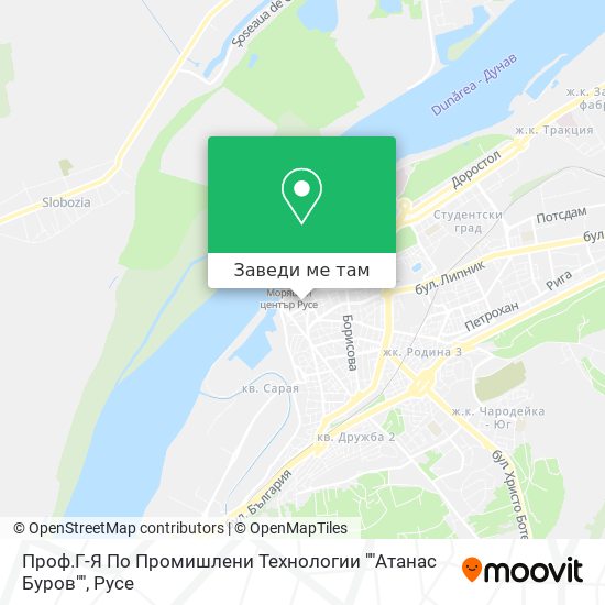 Проф.Г-Я По Промишлени Технологии ""Атанас Буров"" карта