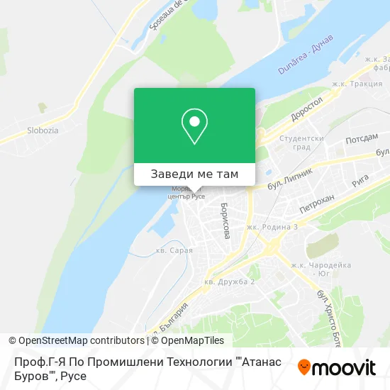 Проф.Г-Я По Промишлени Технологии ""Атанас Буров"" карта