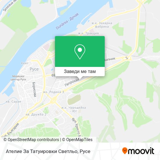 Ателие За Татуировки Светльо карта