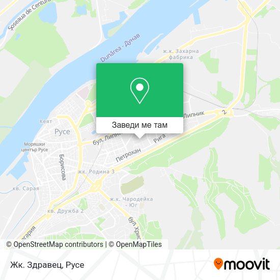Жк. Здравец карта