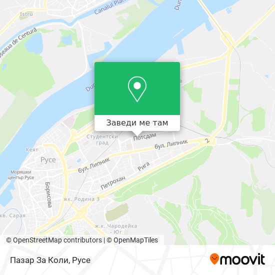 Пазар За Коли карта