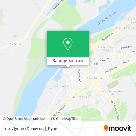 пл. Дунав (Dunav sq.) карта