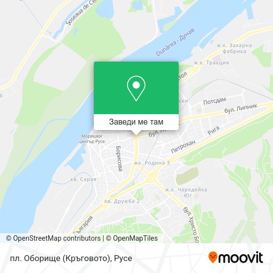пл. Оборище (Кръговото) карта