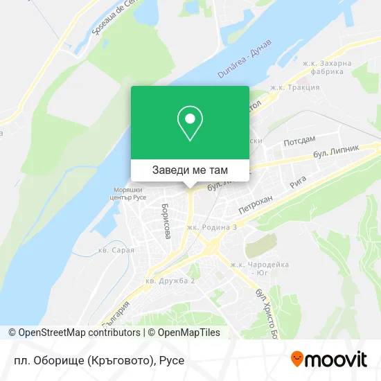 пл. Оборище (Кръговото) карта