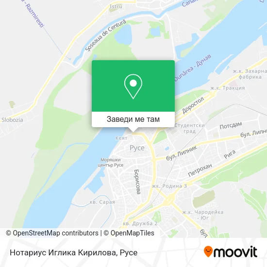 Нотариус Иглика Кирилова карта