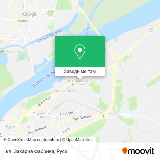 кв. Захарна Фабрика карта