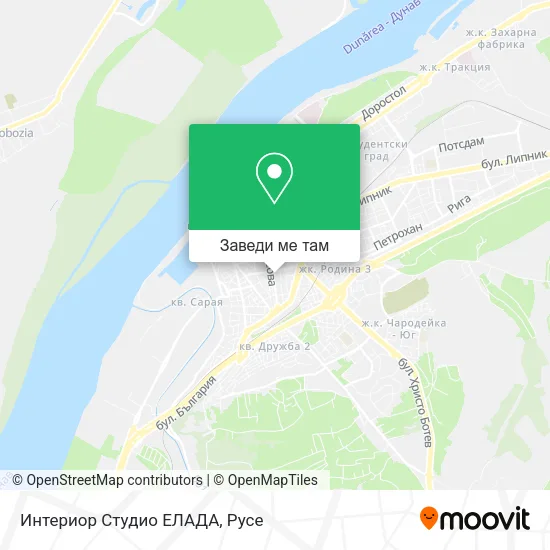 Интериор Студио ЕЛАДА карта