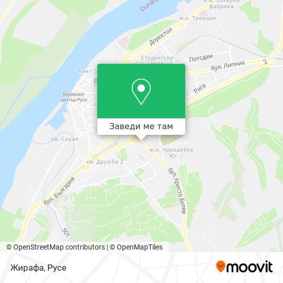 Жирафа карта