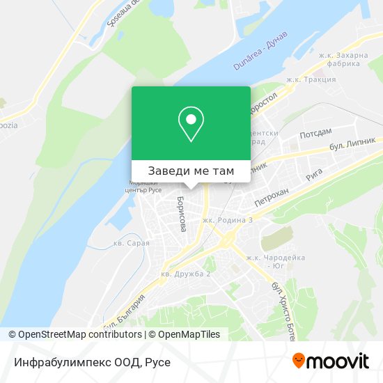 Инфрабулимпекс ООД карта