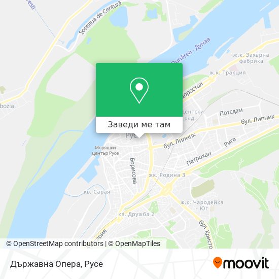Държавна Опера карта