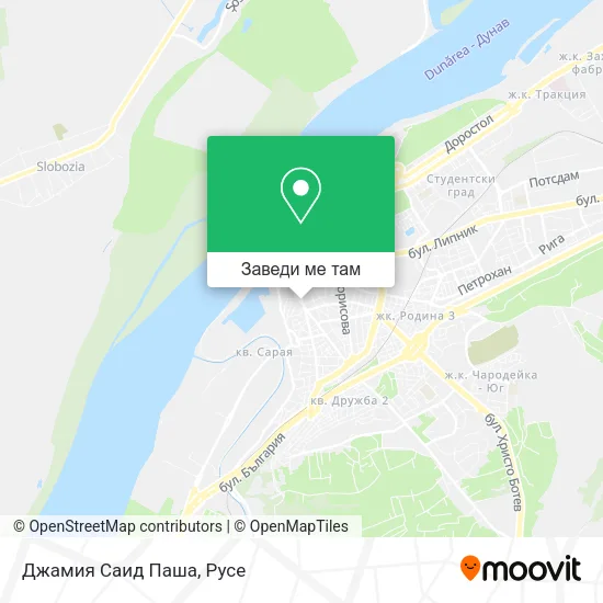 Джамия  Саид Паша карта
